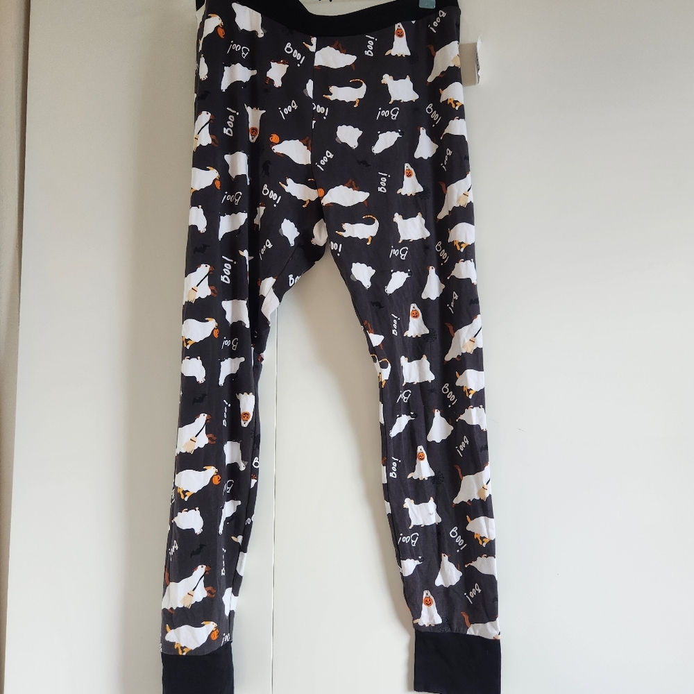 Old Navy Halloween Pajama Pants Youth XL | Dogs Cats Ghost Print Lounge Bottoms